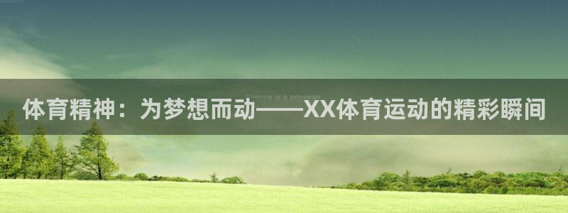 米兰体育网站：体育精神：为梦想而动——XX体育运动的精彩瞬间