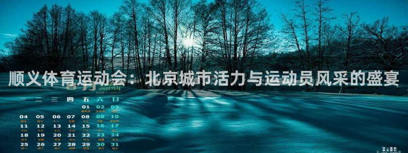 米兰体育官方下载入口：顺义体育运动会：北京城市活力与运动员风采的盛宴